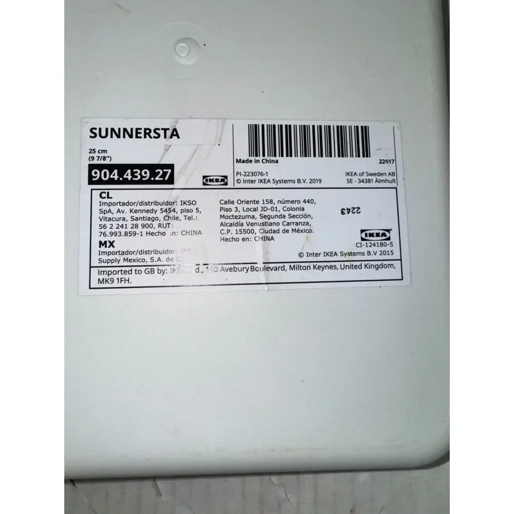 Lot‎ of 6 Ikea Sunnersta Container White Cup Organizer