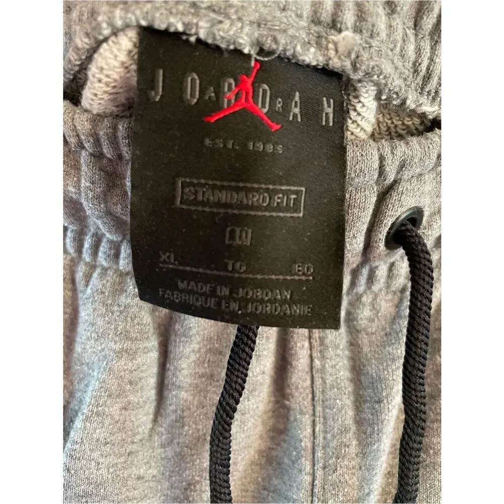 JUMP MAN Air Jordan Nike Gray Drawstring Men’s Jogger Sweatpants XL