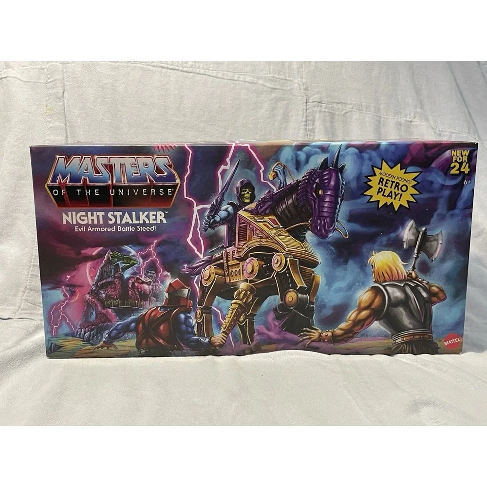 NEW Mattel - Masters of the‎ Universe - Night Stalker Evil Armored Battle Steed!