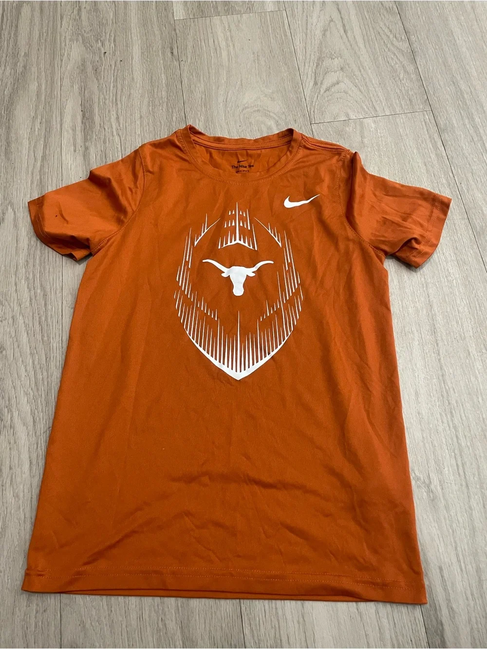 Nike Orange Texas Longhorns Shield Graphic Tee
