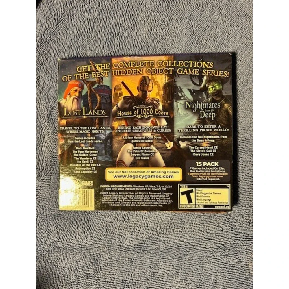 Legacy Amazing Hidden Object‎ Games for PC: Mega Pack: Complete Collections NEW