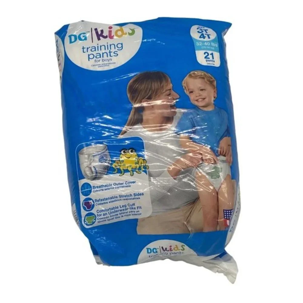 DG Kids Training Pants for Boys Size 3T‎ 4T 32-40lbs