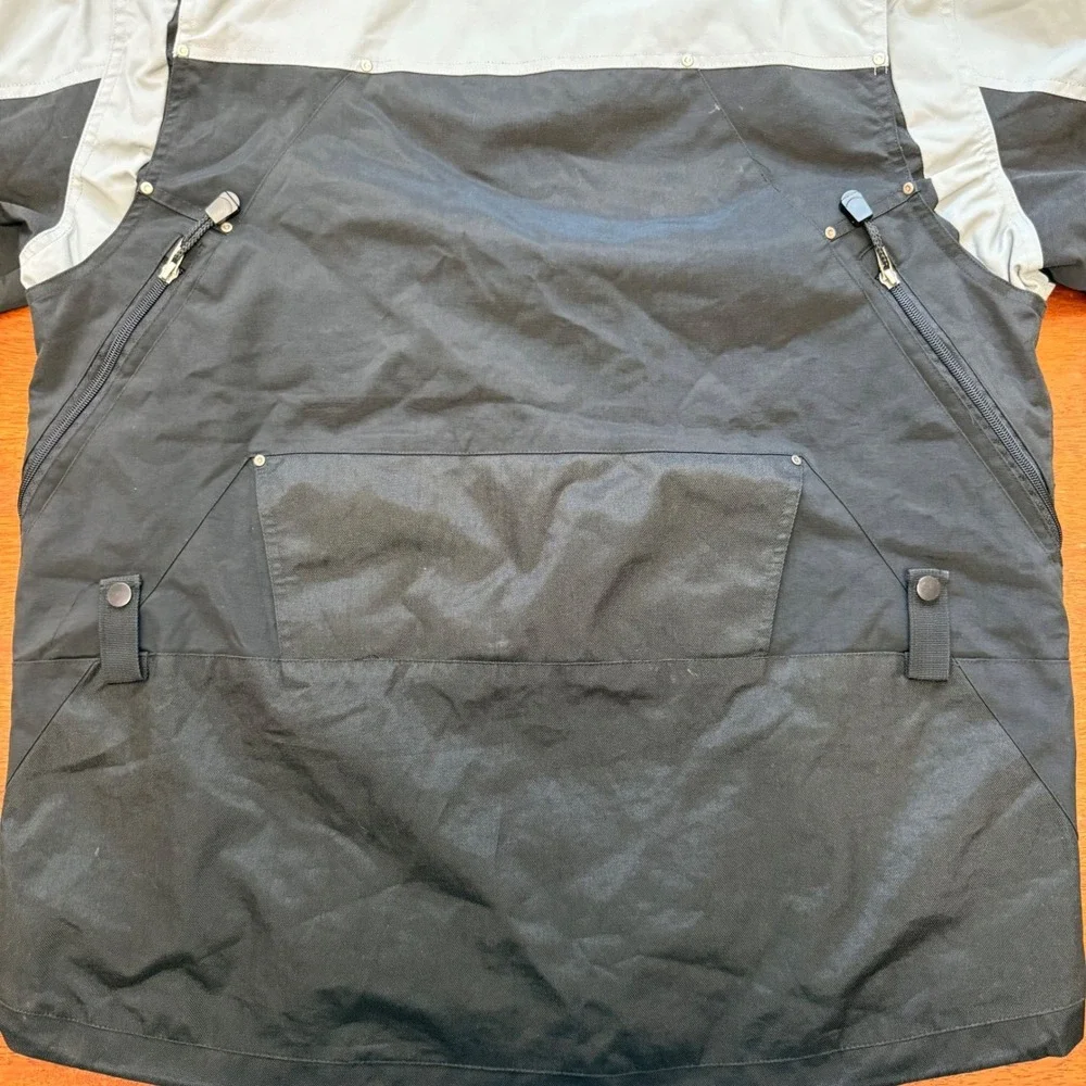 The North Face Steep Tech Scot Schmidt Jacket Mens L Black Gray‎ Ski Snowboard