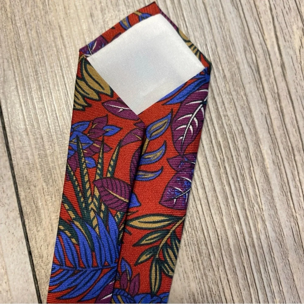 Countess Mara New York Men’s Lazarus Luxury Designer Tie Foliage NWT