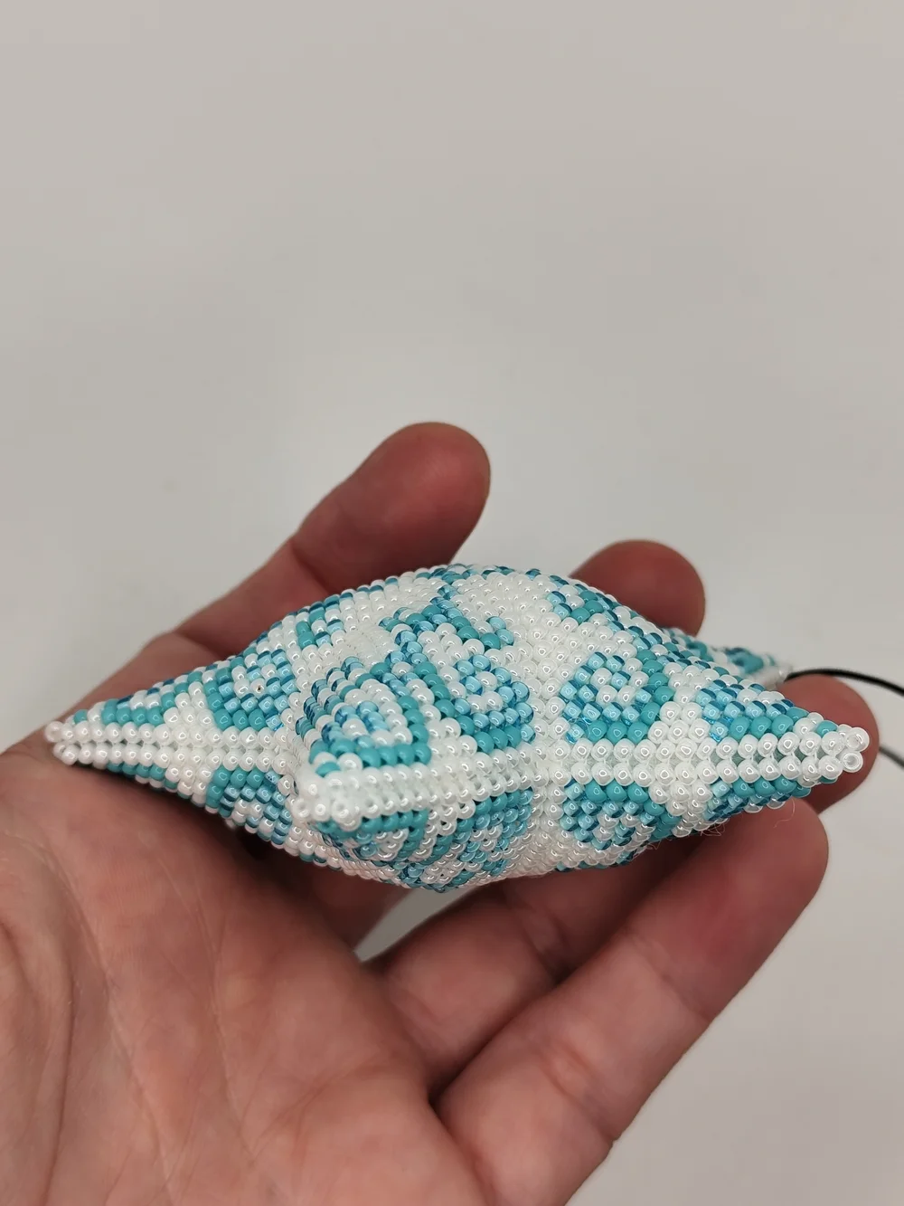 Handmade teal or