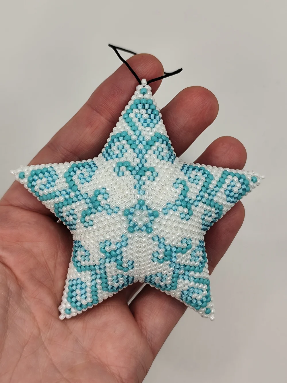 Handmade catching beadwork