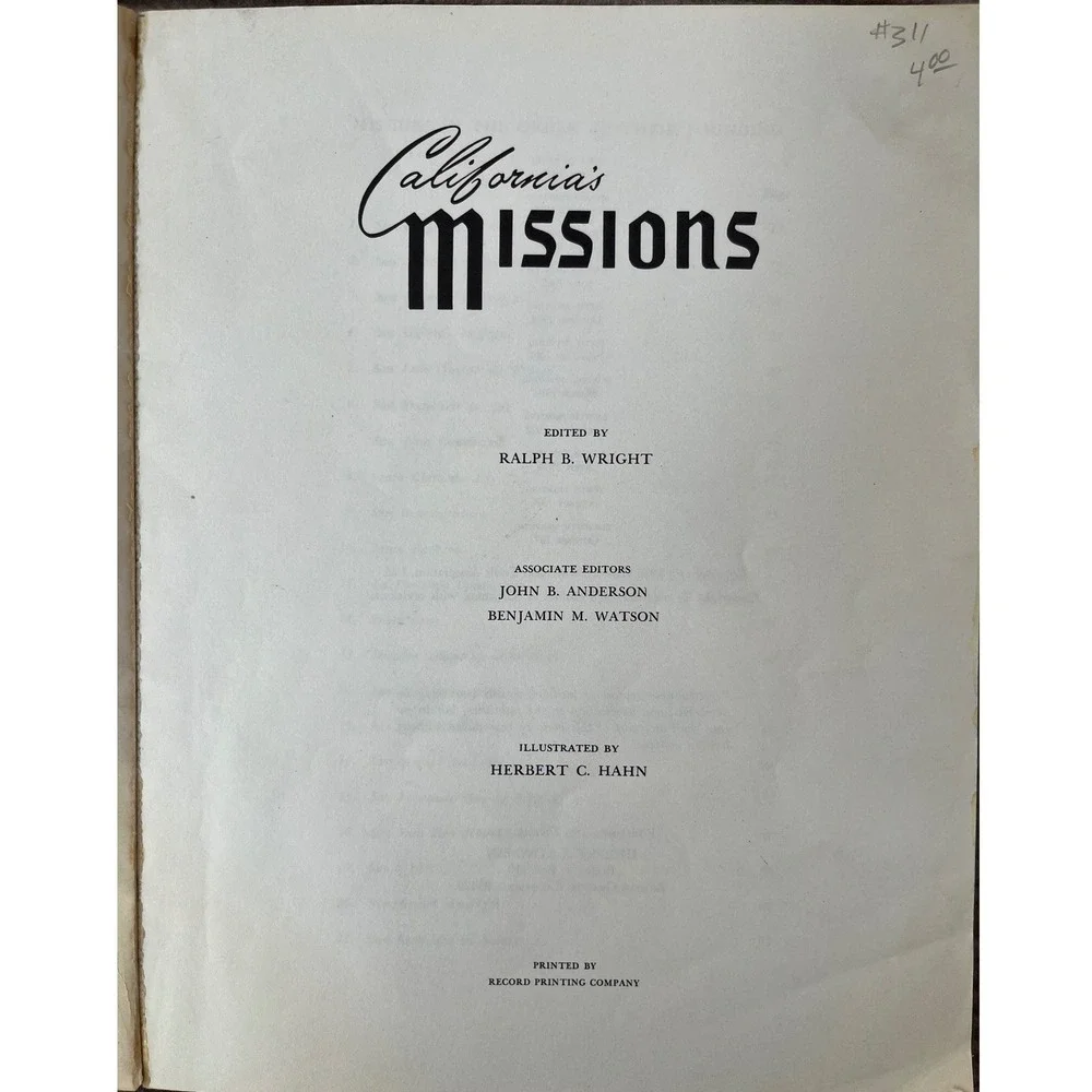 Custom california missions