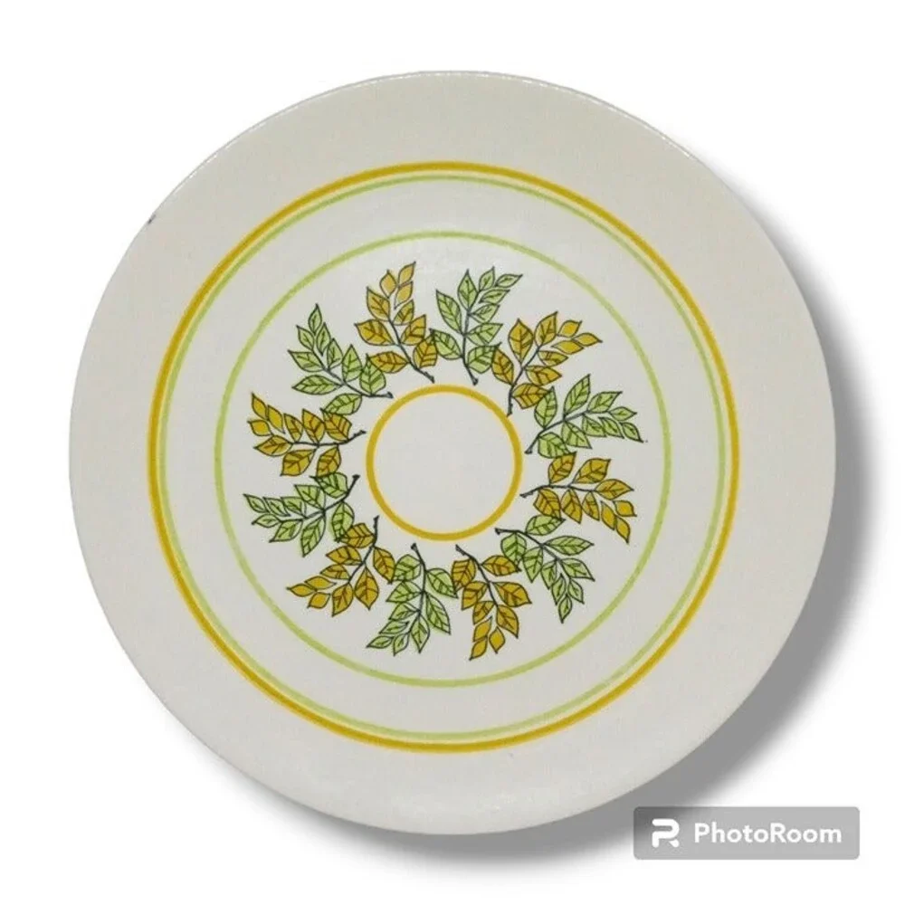 Taylor Smith Taylor Ironstone Serving Platter-Mint Pattern-MCM-Made in USA