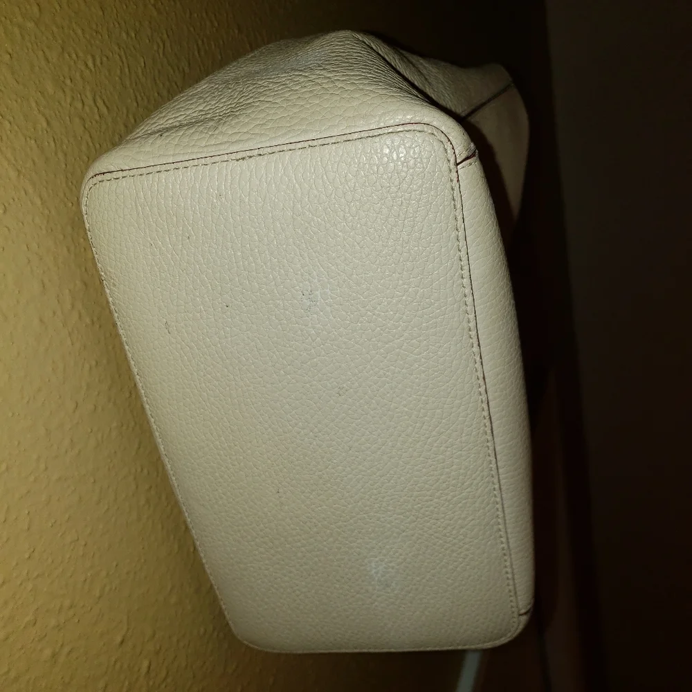 Furla white pebbled