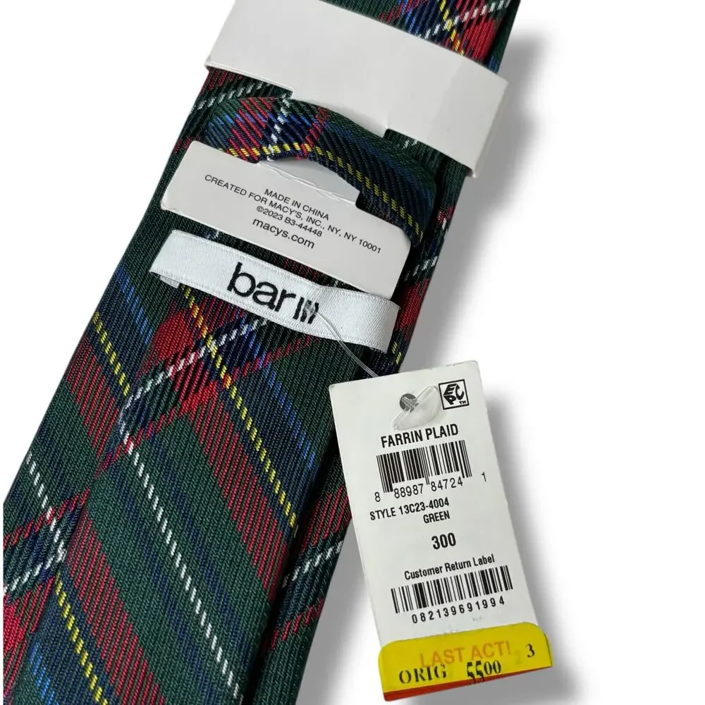 Bar III tie inches