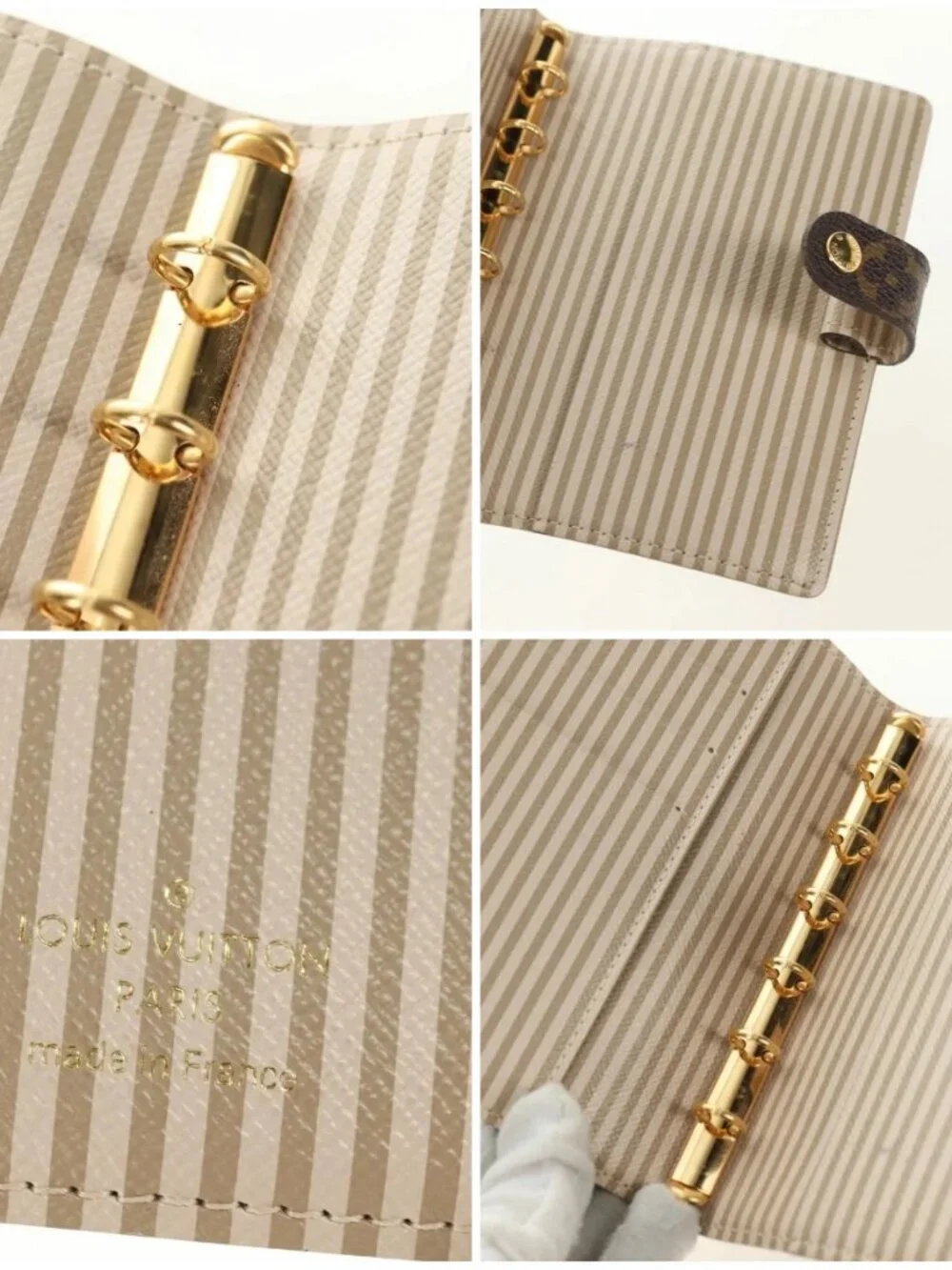 Louis Vuitton planner condition	 material	monogram