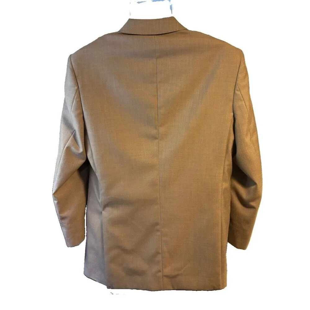 Studio Zenoni Loro Piana Blazer Men's 36R (IT 46) Super 150’s 100% Wool Tan