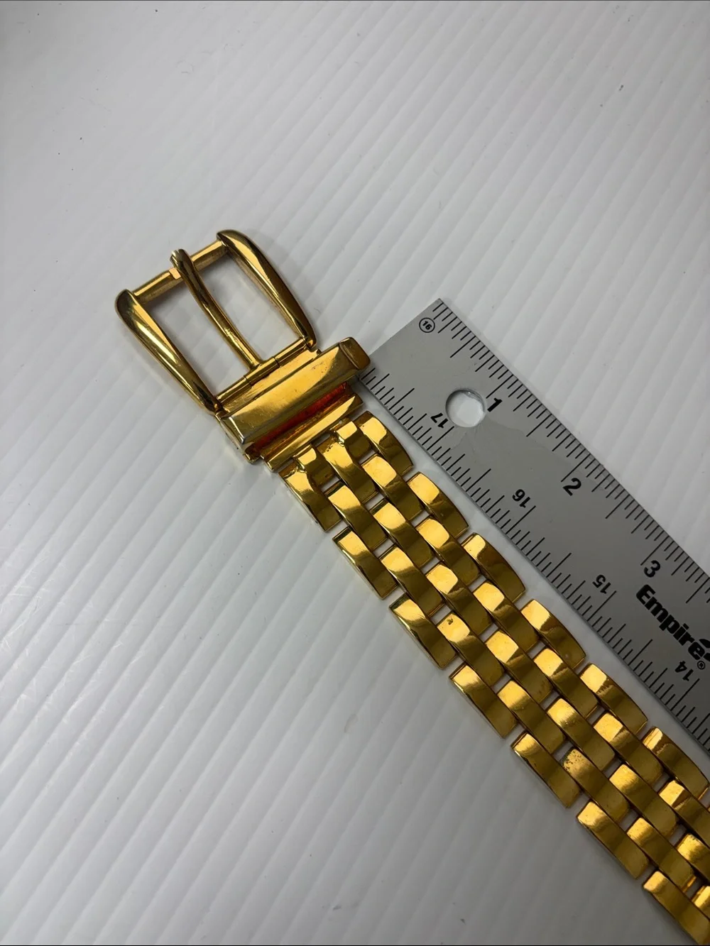 Gucci Gold-Tone Women's Chain Link Belt