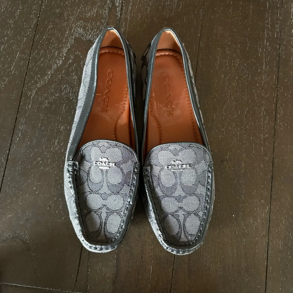 Coach Women’s Canvas‎ Signature Gable Loafers Driving Old Money Size 6.5 Classic