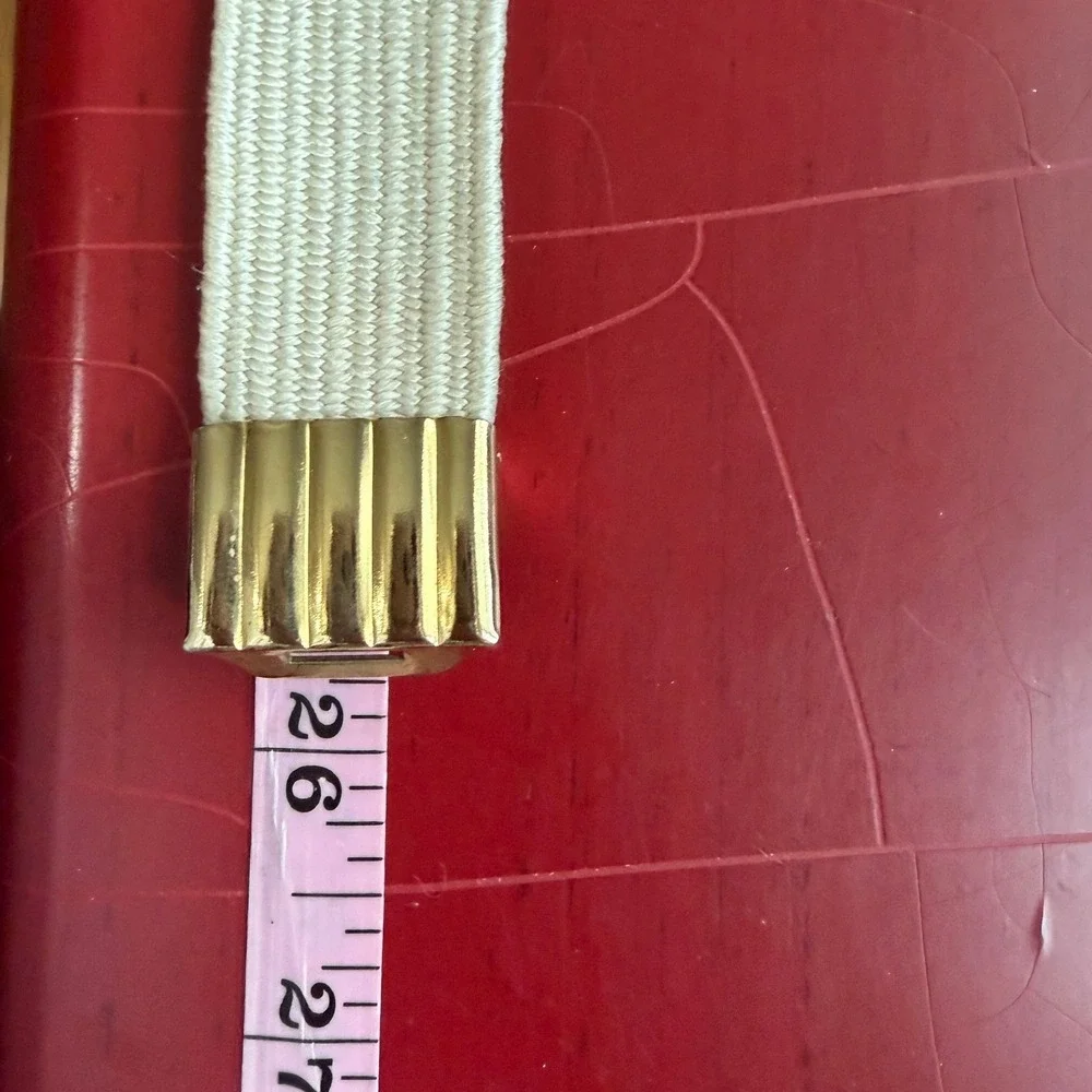 Vintage Braided Rope Statement Belt Gold‎ Medallion Elastic Boho Waist Belt