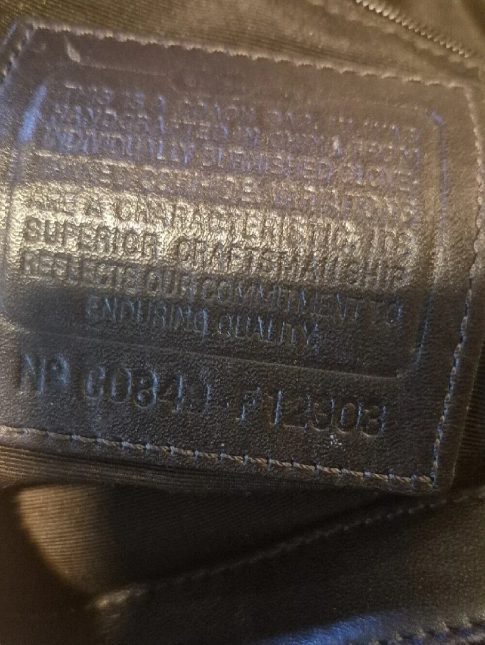 Coach soft leather