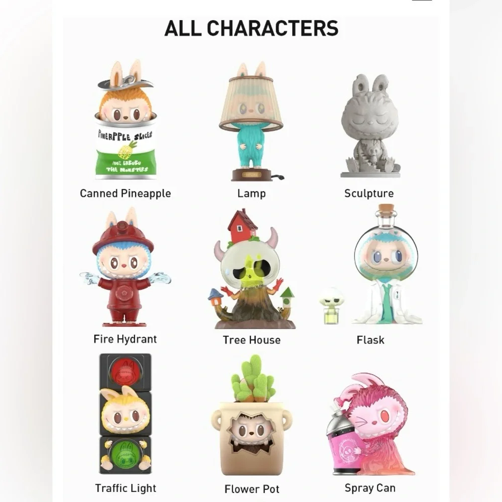 POP MART flowerpot labubu
