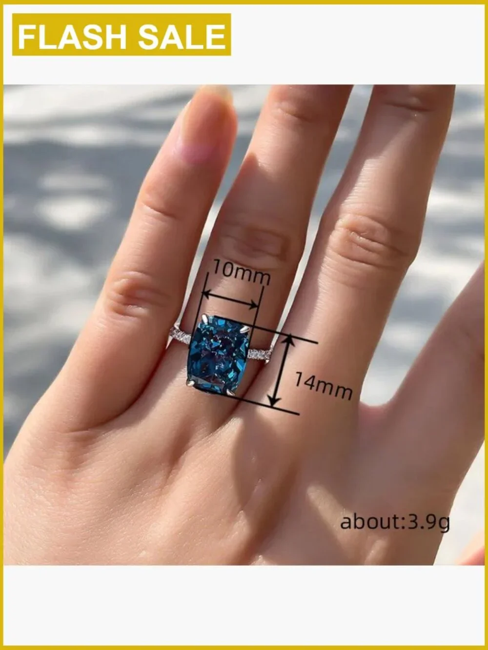 925 Sterling Silver Solitaire Halo Ring Cubic Zirconia Engagement Style