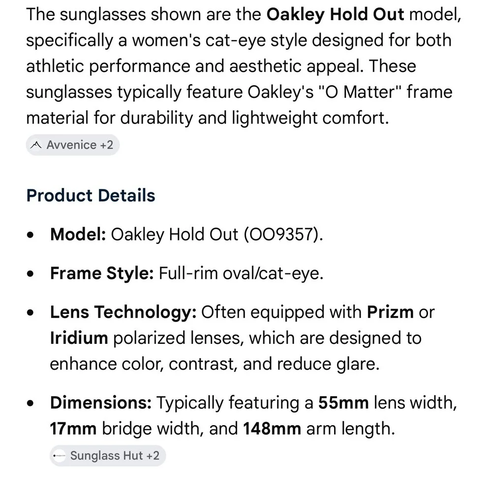 Oakley hold out