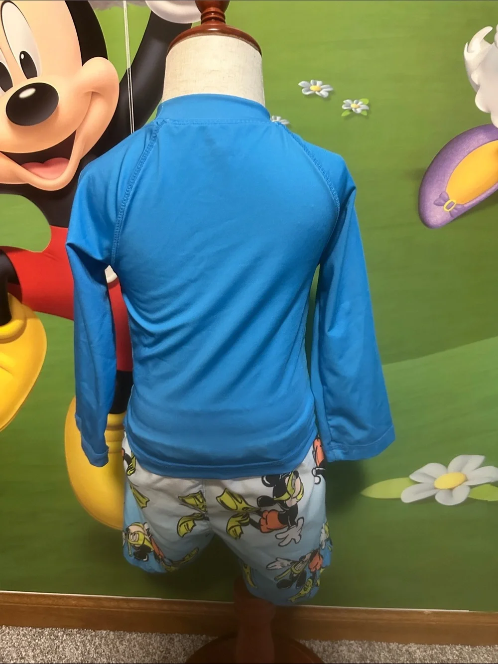 Disney Kids Blue Mickey Mouse Swim Set