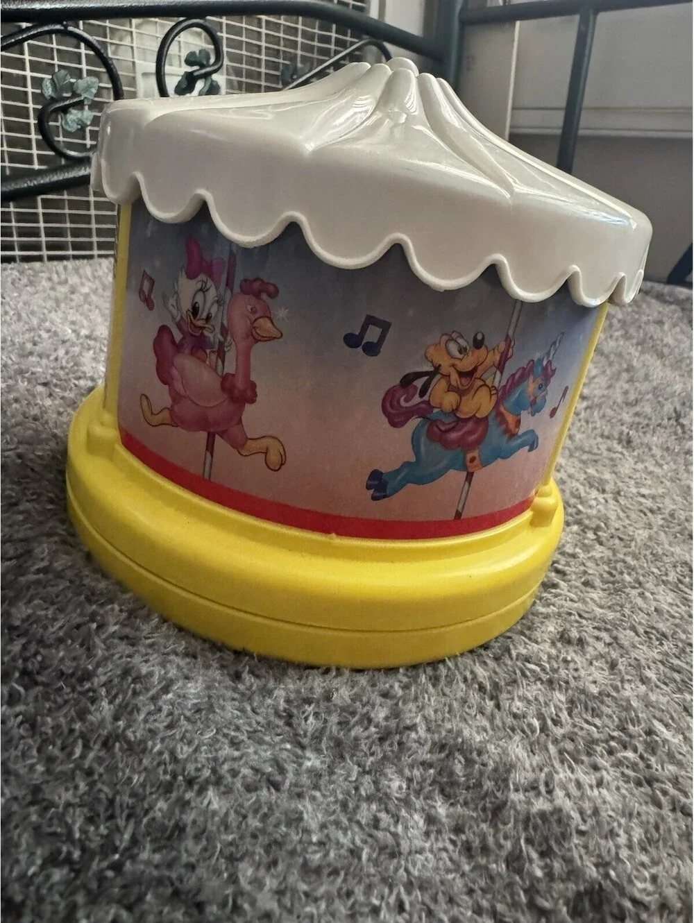 Vintage 1988 Disney Dreamtime Carousel Untested