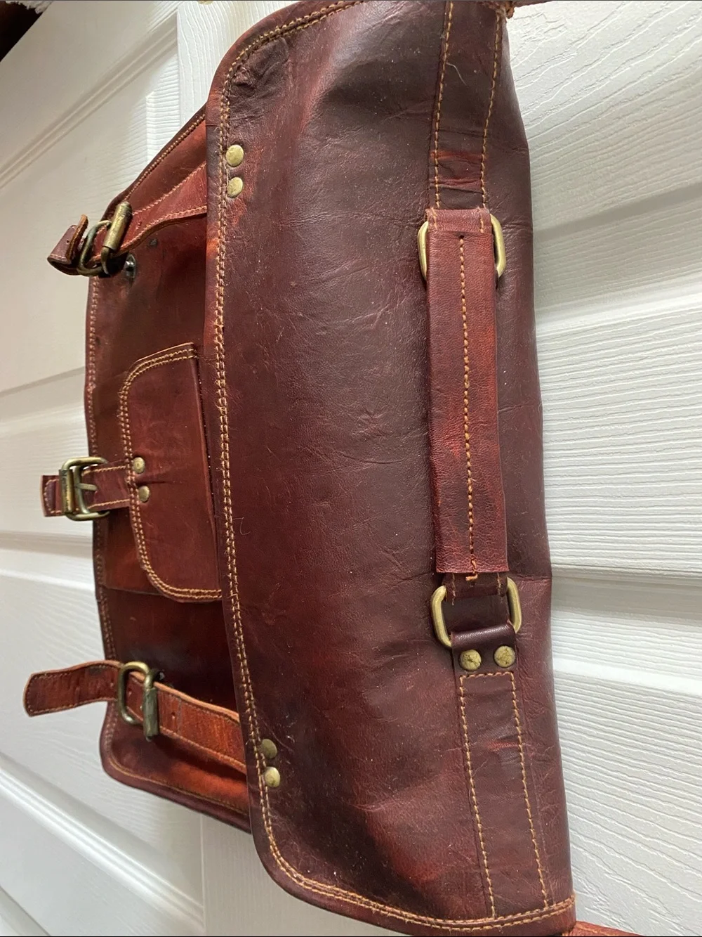 Vintage genuine leather
