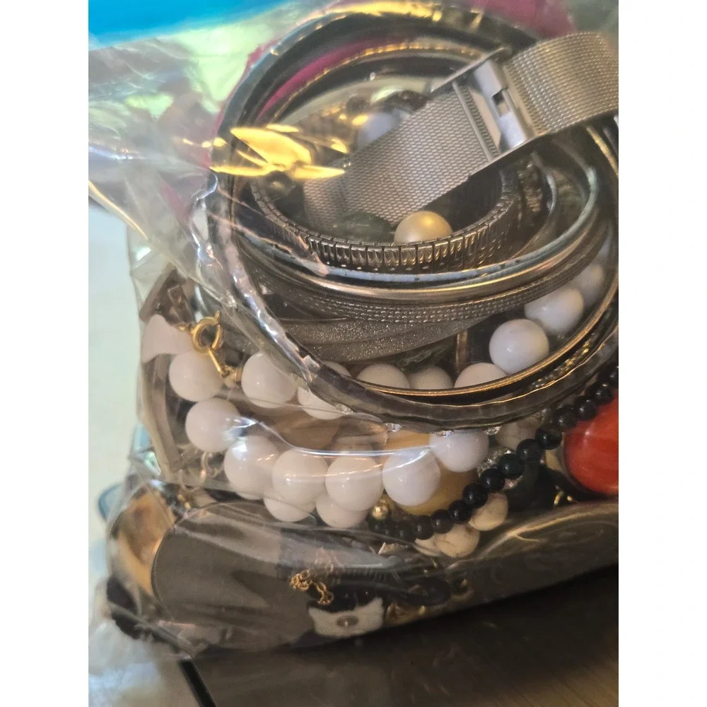 2.9 Lbs Jewelry Lot Crafters Beads Jewelry Bundle Broken Jewelry