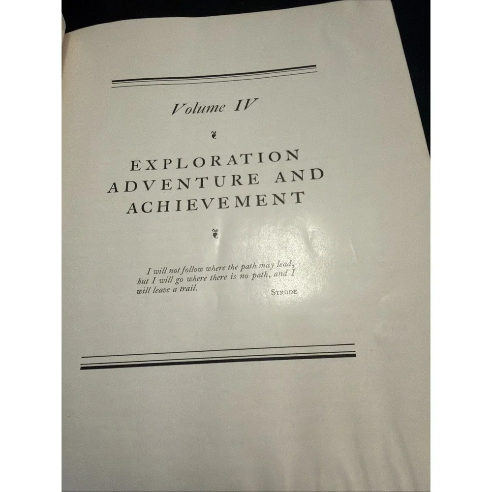 The New Wonder World - A Library of Knowledge Vol 4 Adventure & Acheivement