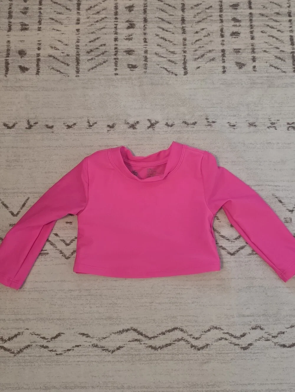Sol Borne Hot Pink Swim Shirt 12m