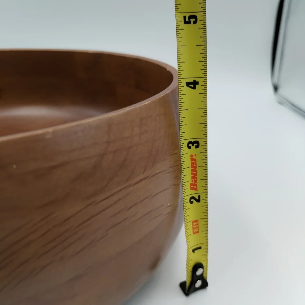 Vintage Hellerware Wooden Serving‎ Salad Bowl 9