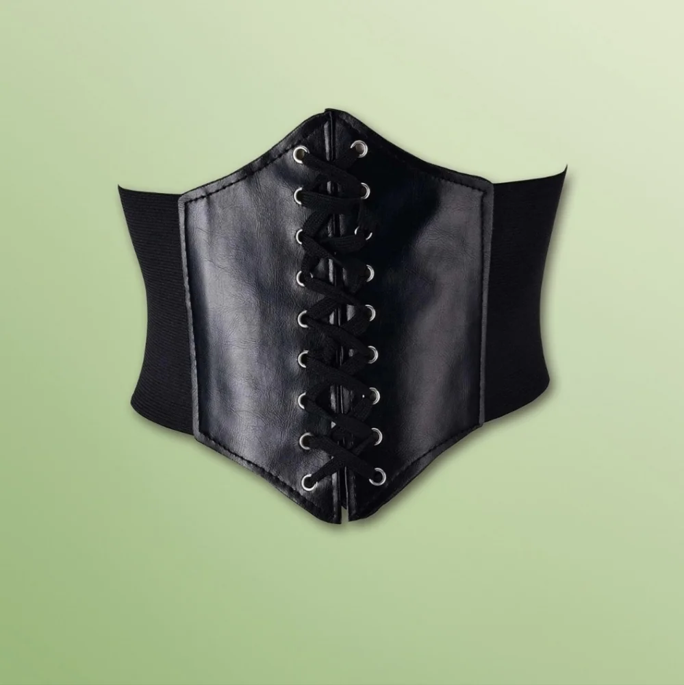 Hot Topic Corset Style Lace-Up Waist Cincher Belt