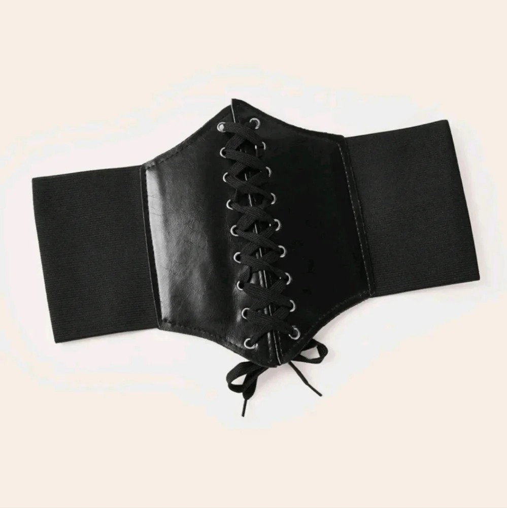 Hot Topic Corset Style Lace-Up Waist Cincher Belt