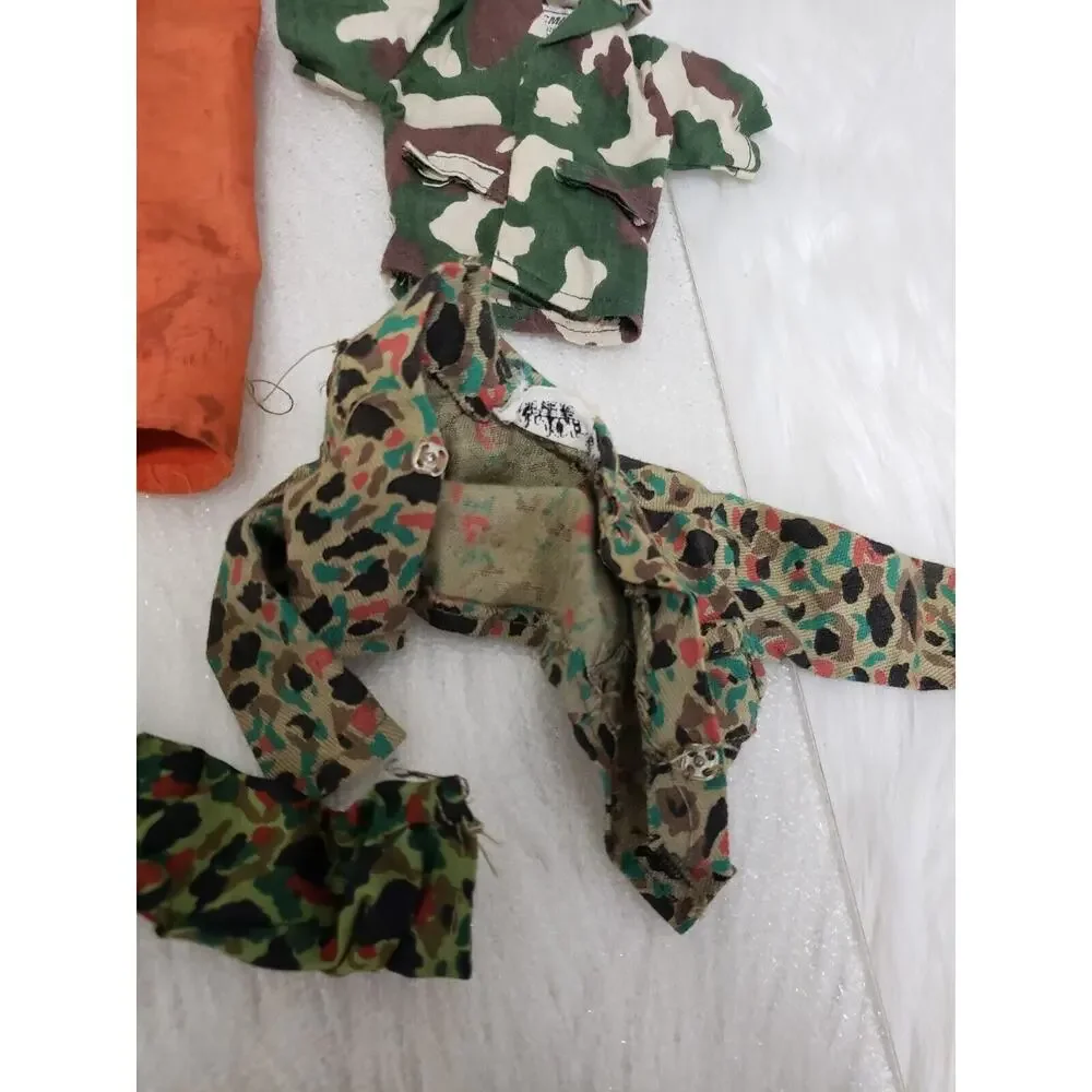 READ 1964 GI JOE MIKE POWERS ATOMIC MAN Action Figure Jumpsuit Camouflage Poncho