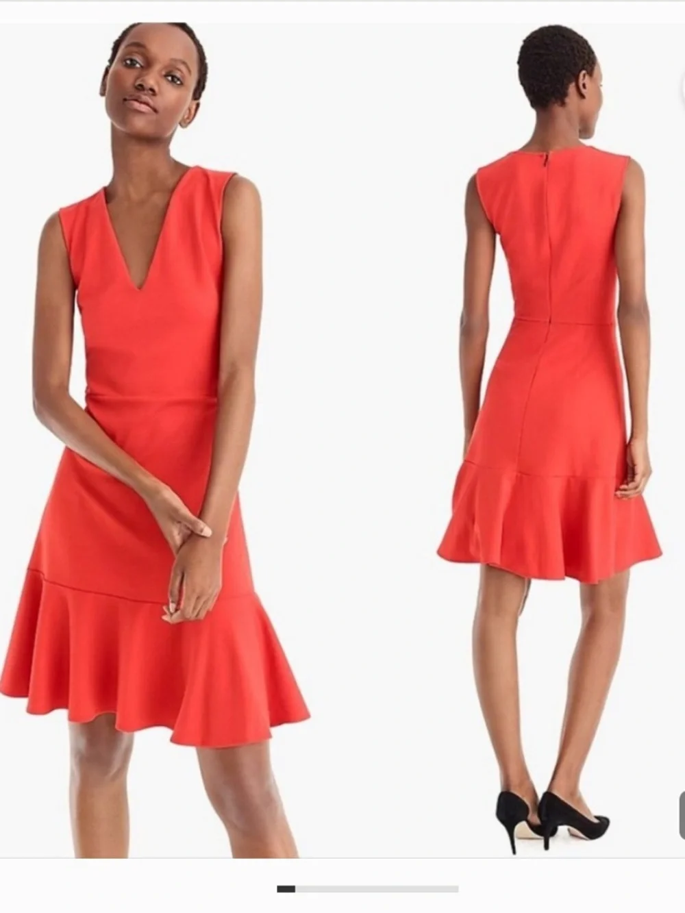 J. Crew flare hem
