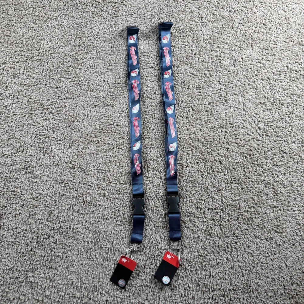 Cleveland Guardians MLB Lanyards 2-Pack NEW sportswear office card holder badge