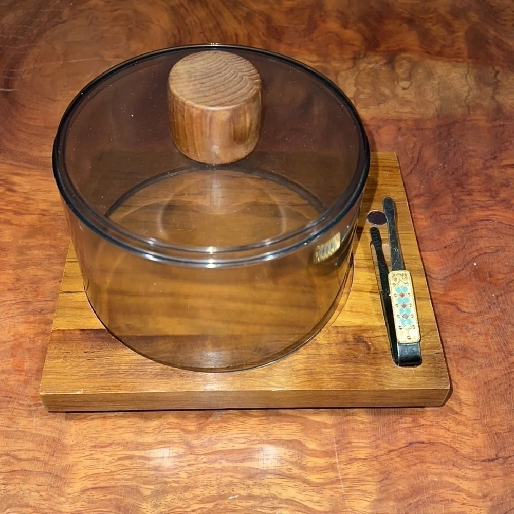 Atapco Teak Wood Covered Cheese Tray