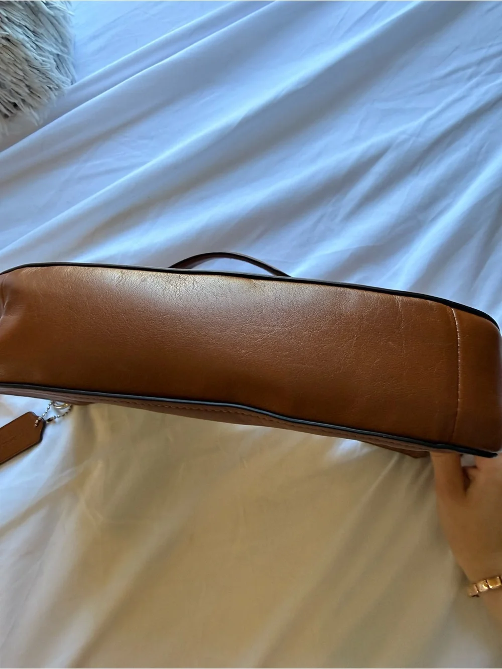 COACH Chelsea Hobo Brown Leather Shoulder Bag