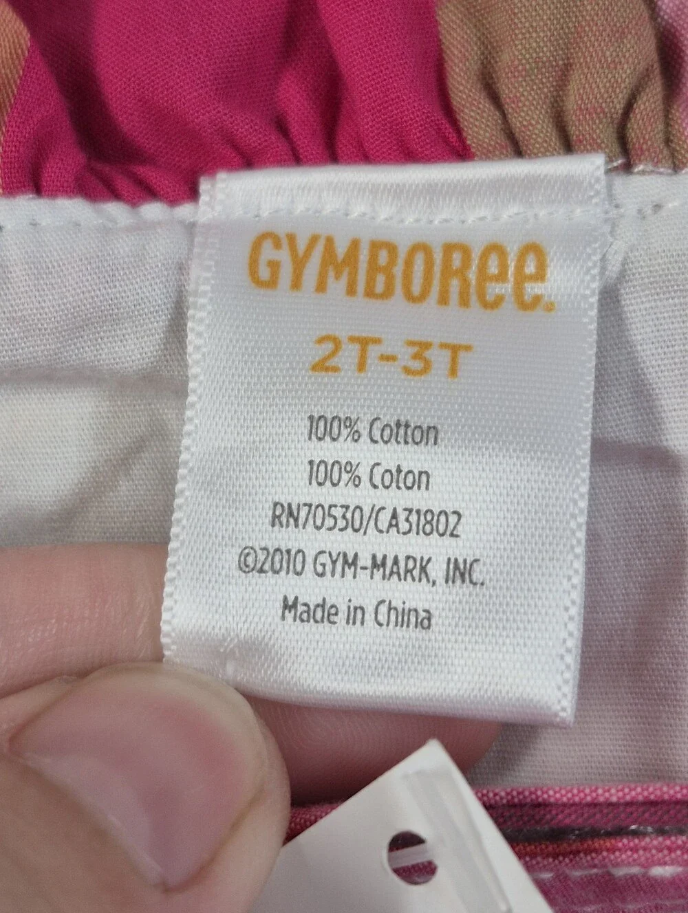 Gymboree stains nwt or