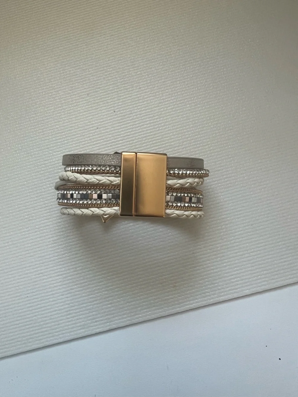 2 Bracelets with Magnetic Clasps- Women Jewelry