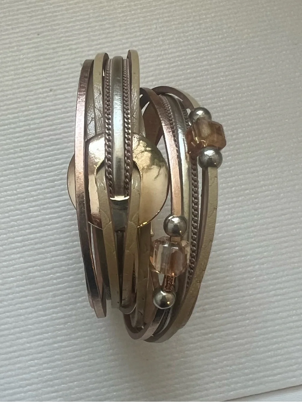 2 Bracelets with Magnetic Clasps- Women Jewelry