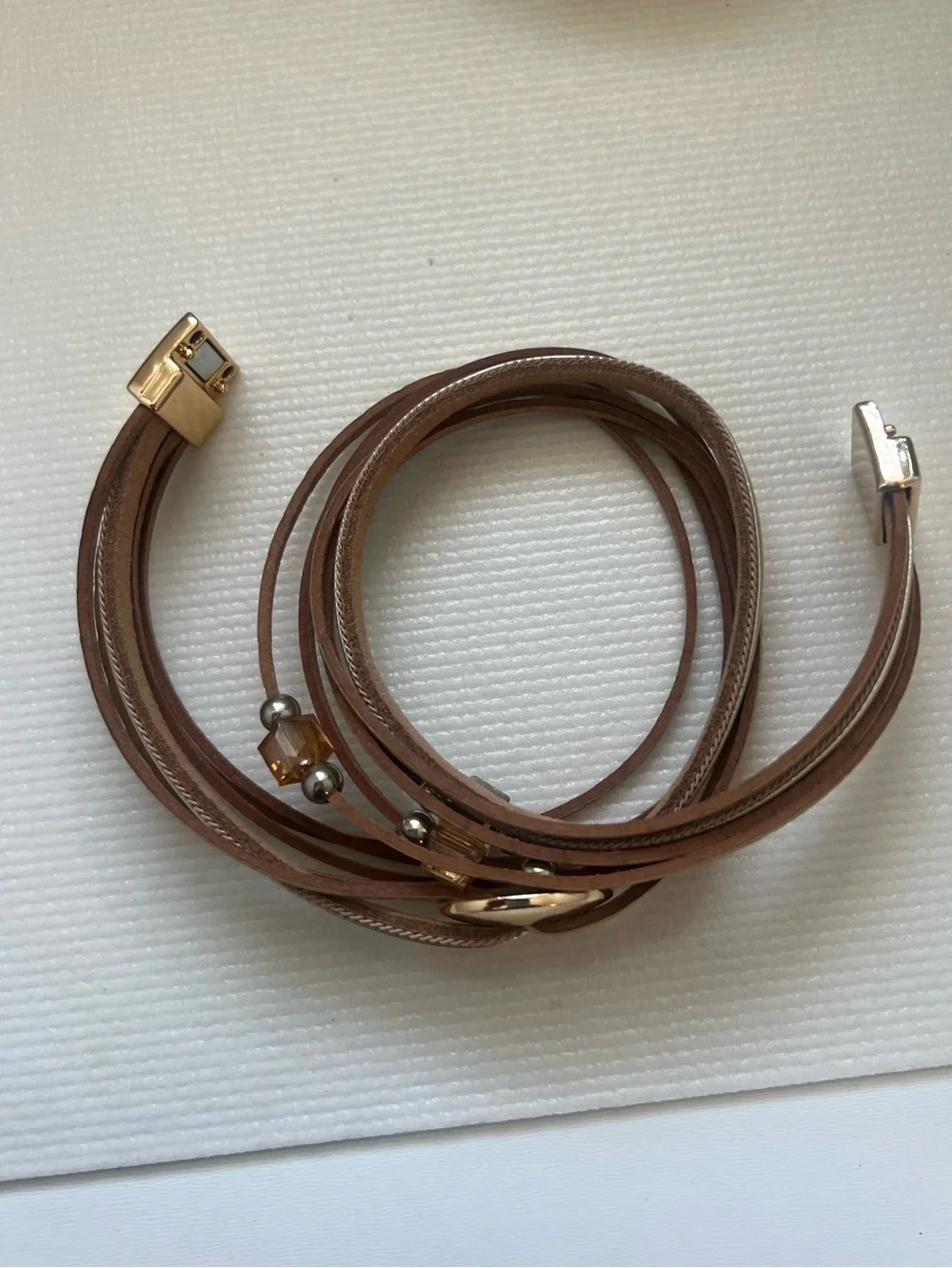 2 Bracelets with Magnetic Clasps- Women Jewelry