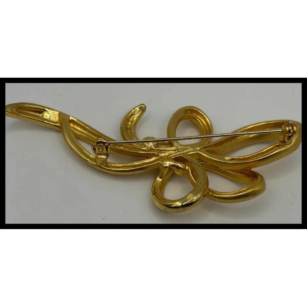 Unbranded bow brooch