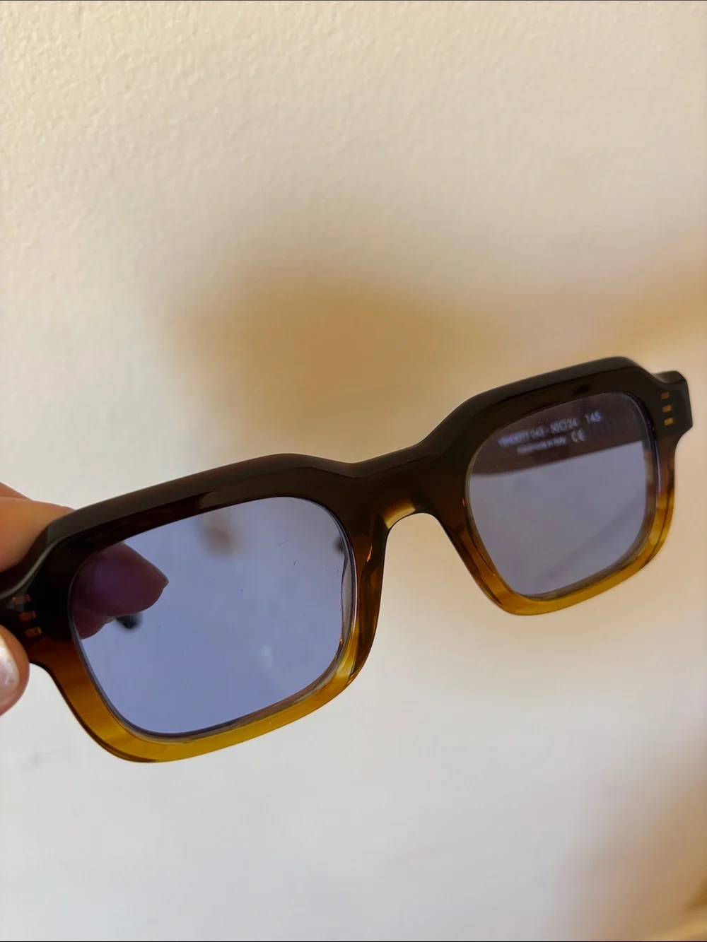 THIERRY LASRY x Midnight Rodeo Thick Frame Sunglasses & Case, Bag, Original Box