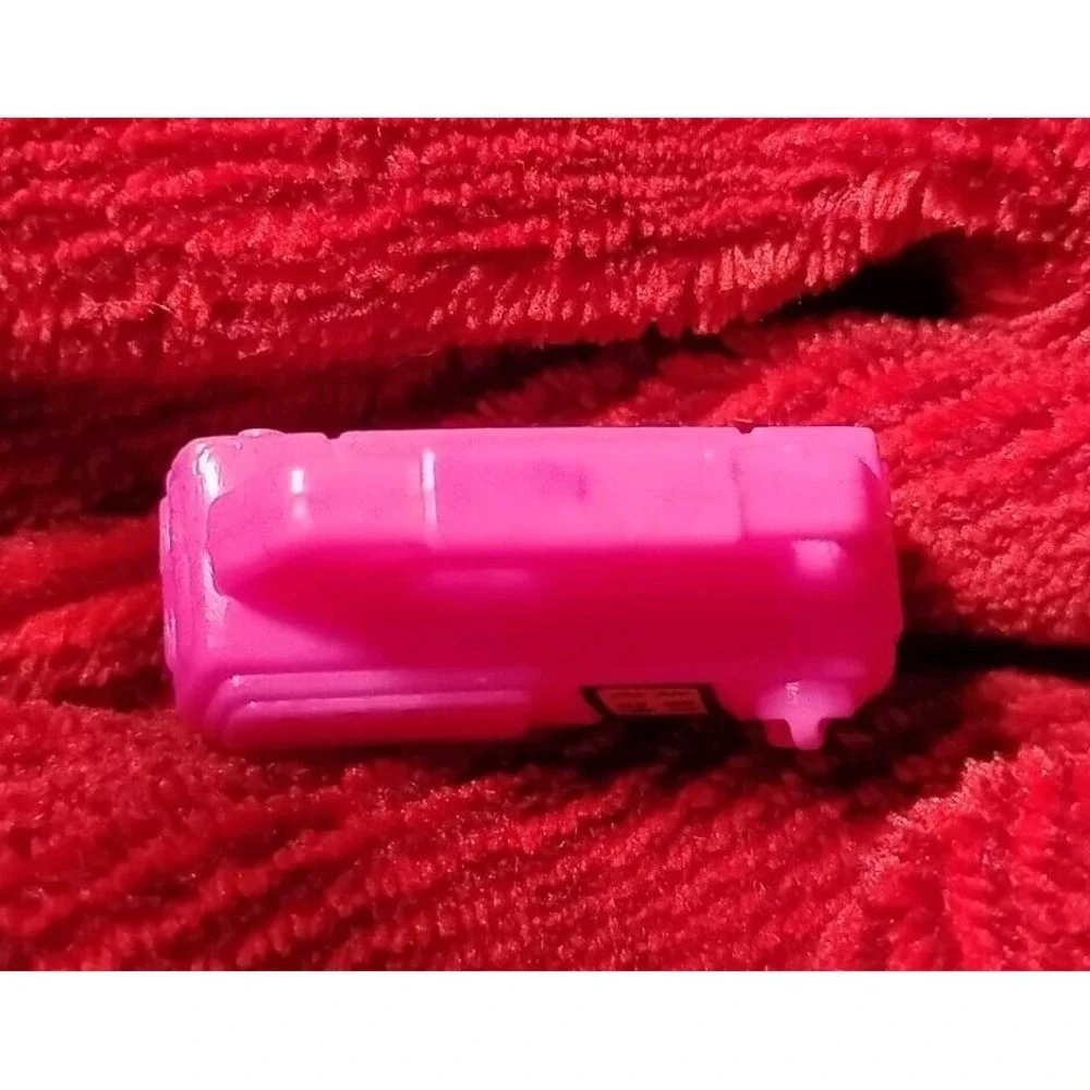 Barbie Radio Accessory Kids Toy Pink Handheld Handle Portable Miniature Size EUC