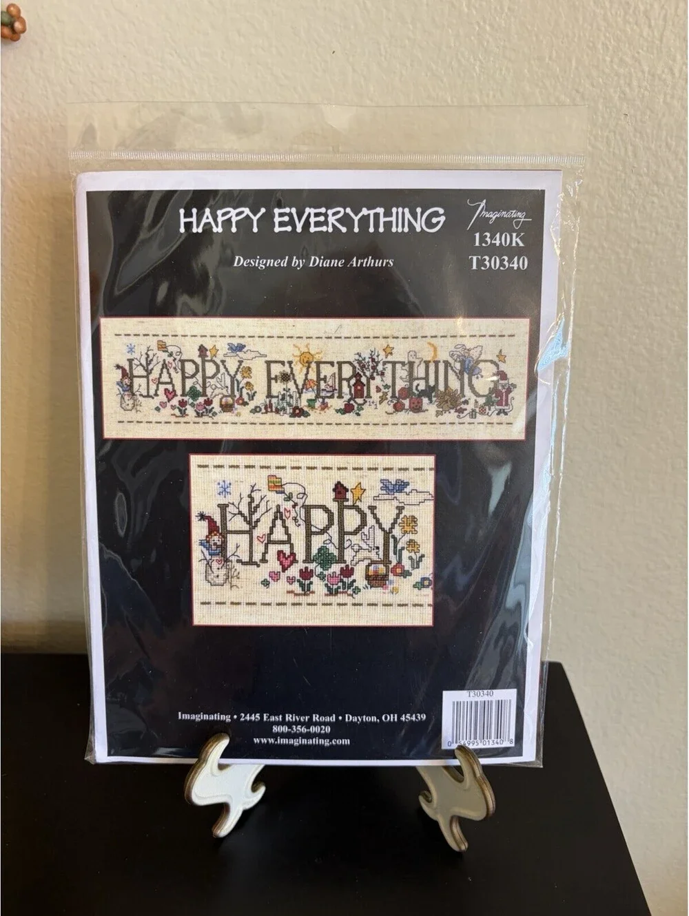 Imaginating Happy Everything Counted Cross Stitch Kit  #T30340 Diane Arthur New