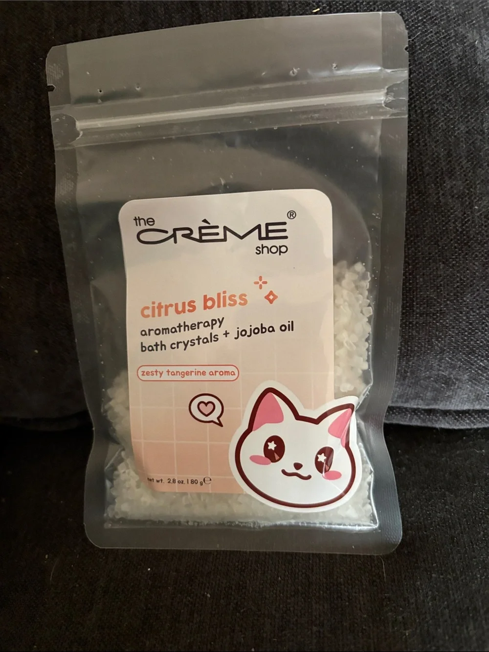 The Crème Shop Citrus Bliss Aromatherapy Bath Crystals - Pink