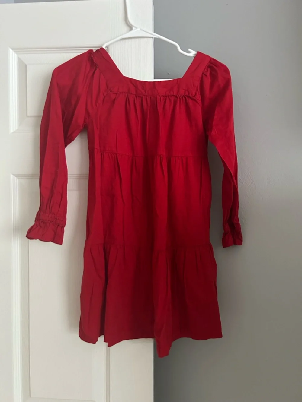 EUC Gap Kids Tiered Square Neck Dress