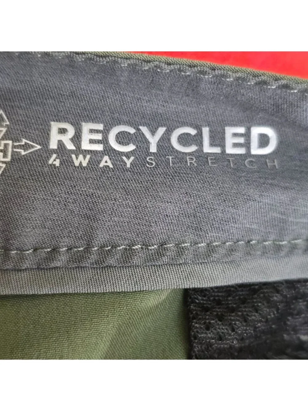 Quiksilver Union Amphibian Olive Green Swim Boardshorts Men Size 34