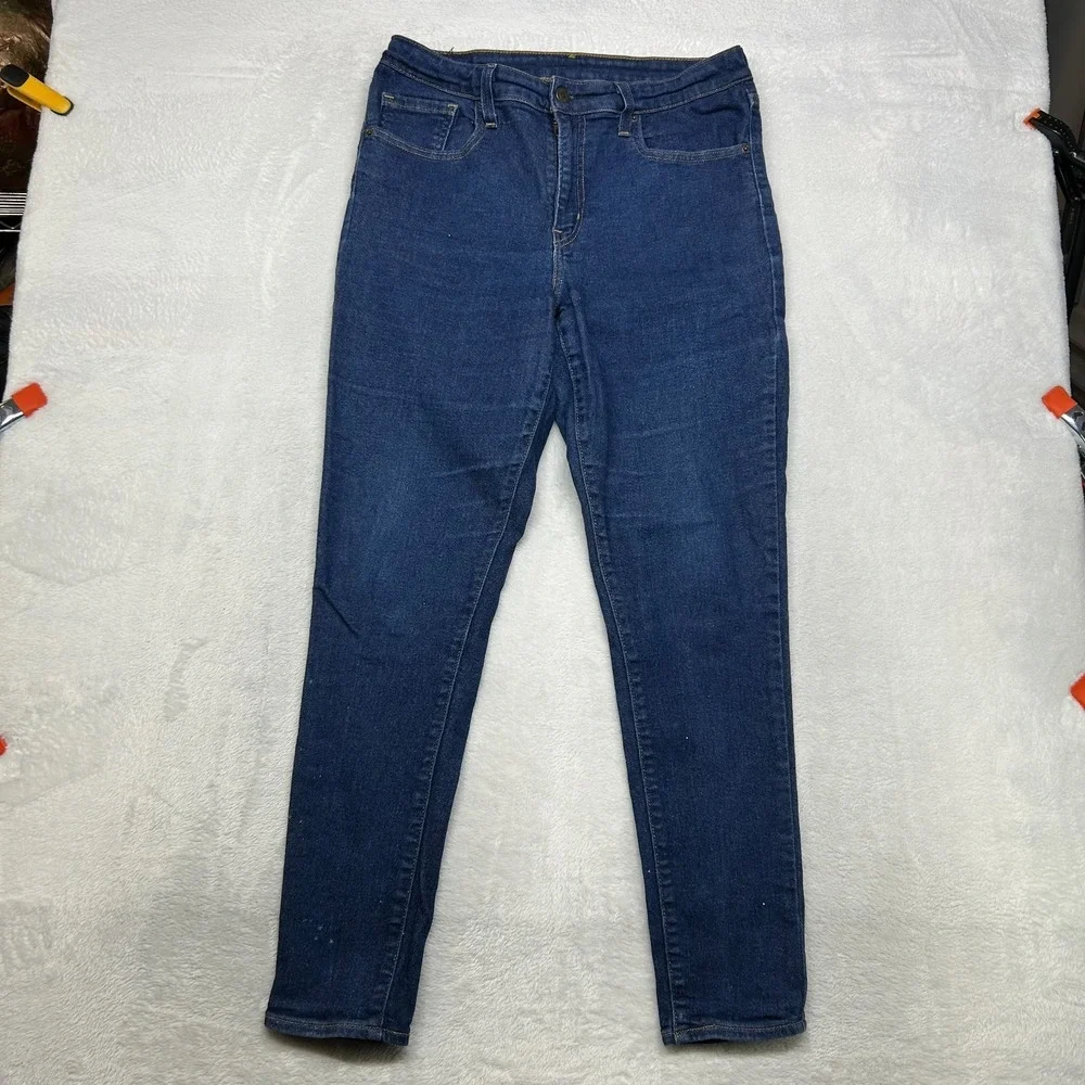 Levi's‎ Jeans Men's Dark Wash Denim Pockets Mid Rise Classic Skinny - 30X28.5