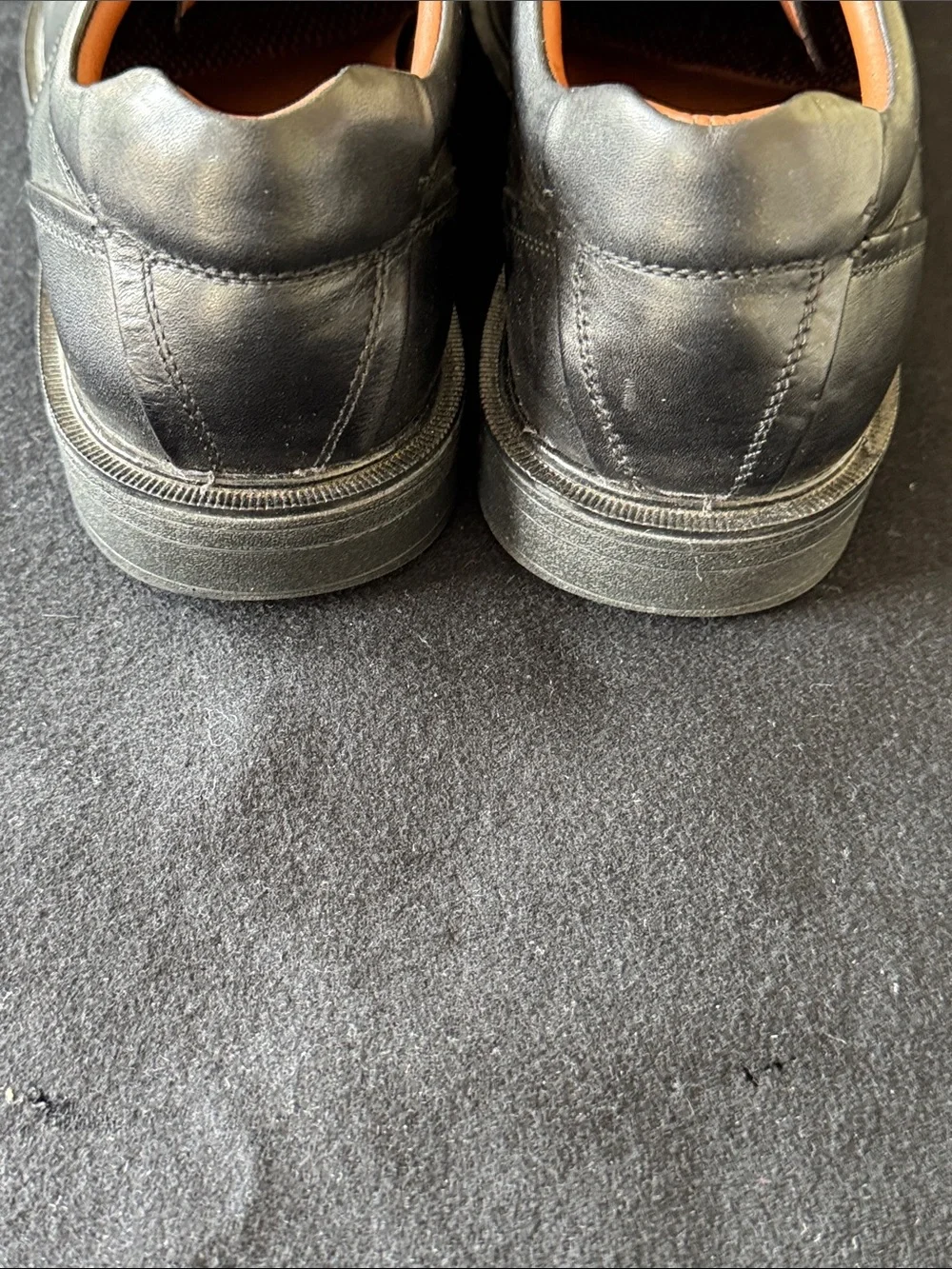 Johnston & Murphy polished black